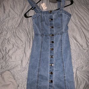 Denim Button Down Dress